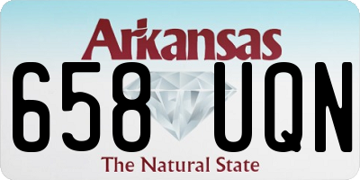 AR license plate 658UQN