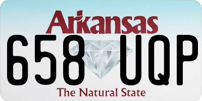 AR license plate 658UQP