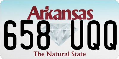 AR license plate 658UQQ