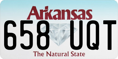 AR license plate 658UQT