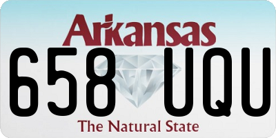 AR license plate 658UQU