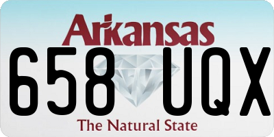 AR license plate 658UQX