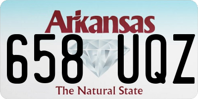 AR license plate 658UQZ