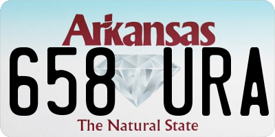 AR license plate 658URA