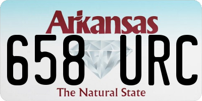 AR license plate 658URC