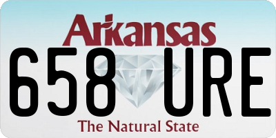 AR license plate 658URE