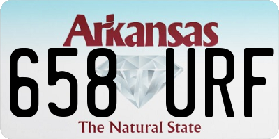 AR license plate 658URF