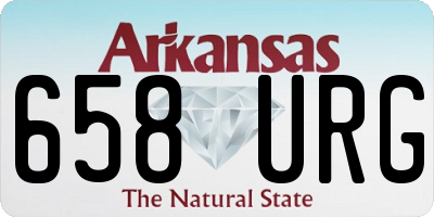 AR license plate 658URG