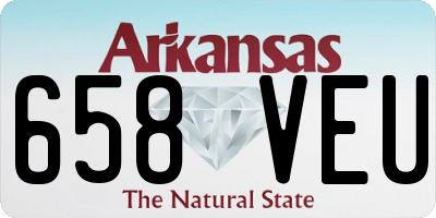 AR license plate 658VEU