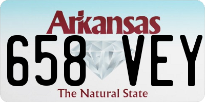 AR license plate 658VEY