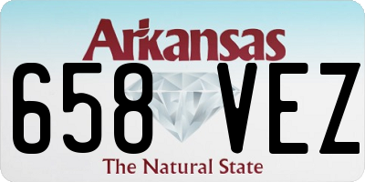 AR license plate 658VEZ