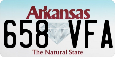 AR license plate 658VFA