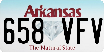 AR license plate 658VFV