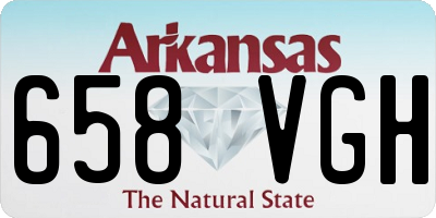 AR license plate 658VGH
