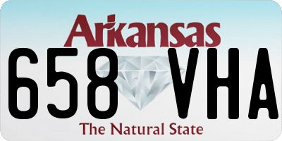 AR license plate 658VHA