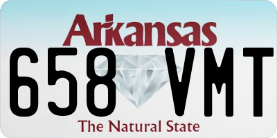 AR license plate 658VMT