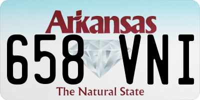 AR license plate 658VNI
