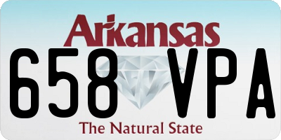 AR license plate 658VPA