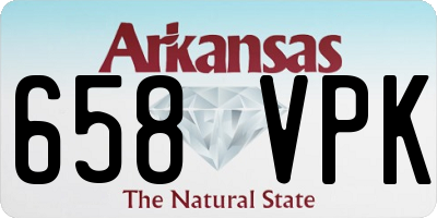 AR license plate 658VPK