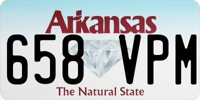 AR license plate 658VPM