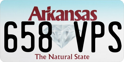 AR license plate 658VPS
