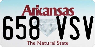 AR license plate 658VSV