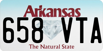 AR license plate 658VTA