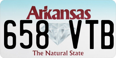 AR license plate 658VTB