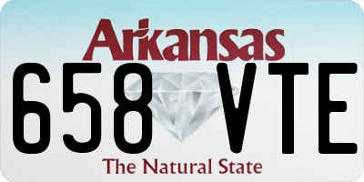 AR license plate 658VTE