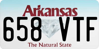 AR license plate 658VTF