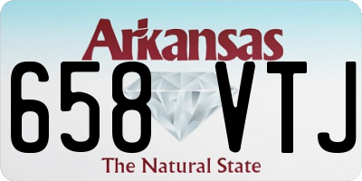 AR license plate 658VTJ