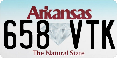 AR license plate 658VTK