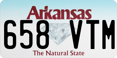 AR license plate 658VTM
