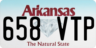 AR license plate 658VTP