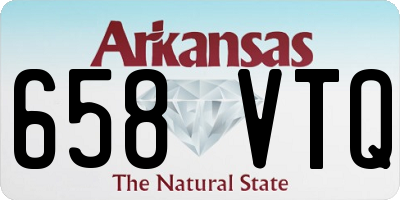AR license plate 658VTQ
