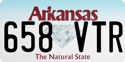 AR license plate 658VTR