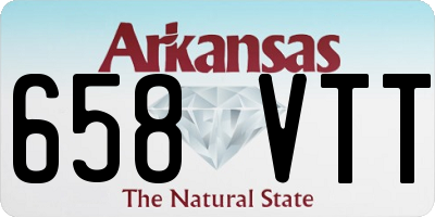 AR license plate 658VTT