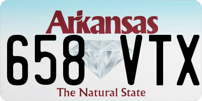 AR license plate 658VTX