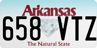 AR license plate 658VTZ