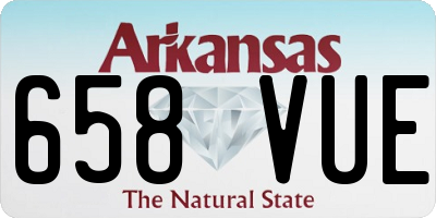 AR license plate 658VUE