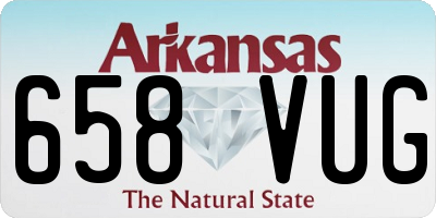 AR license plate 658VUG