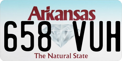 AR license plate 658VUH