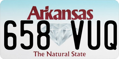AR license plate 658VUQ