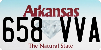 AR license plate 658VVA