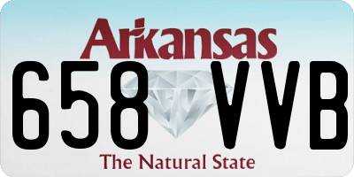 AR license plate 658VVB