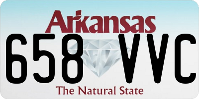 AR license plate 658VVC