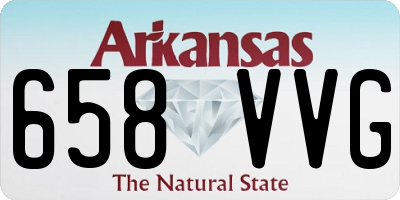 AR license plate 658VVG