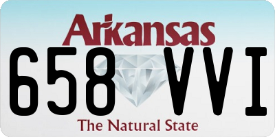 AR license plate 658VVI