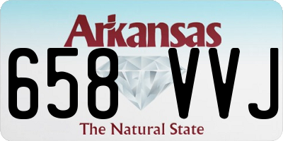 AR license plate 658VVJ