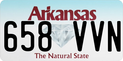 AR license plate 658VVN